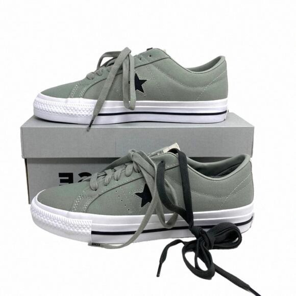 Converse CONS One Star Pro OX Low Top Canvas Gray 172634C Sneakers Size Women's - Picture 3 of 13